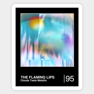 The Flaming Lips / Minimalist Style Graphic Design Sticker